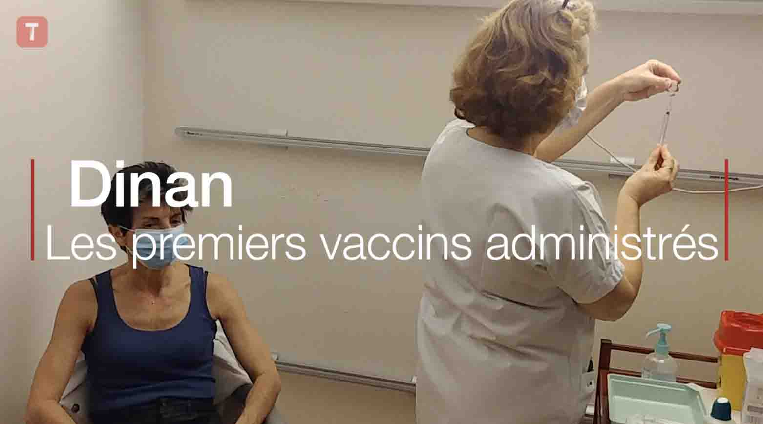 Dinan. Les premiers vaccins administrés (Le Télégramme)