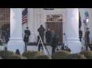 Biden steps into the White House