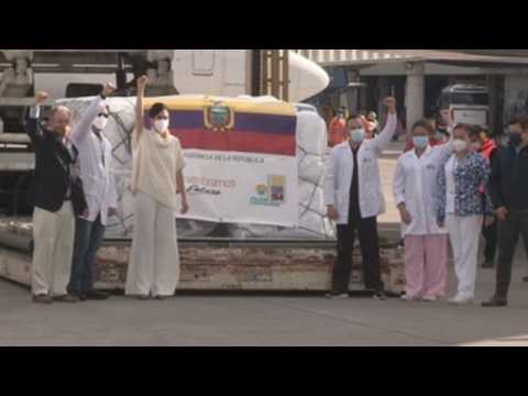 First shipment of Pfizer-Biontech vaccine arrives in Ecuador