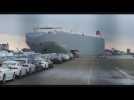 Footage of Germany's Bremerhaven port
