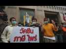 Thai protesters demand transparency with COVID-19 vaccine production, distribution