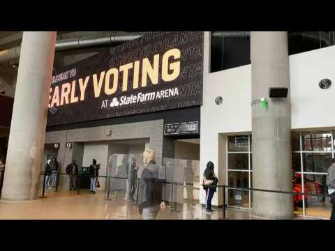 Early in-person voting begins in Georgia Senate runoffs