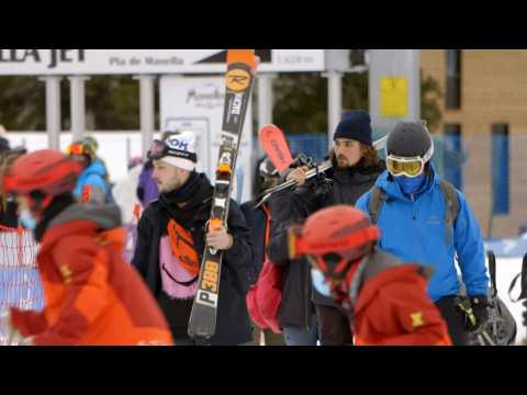 Catalonia ski slopes open amid fierce EU debate