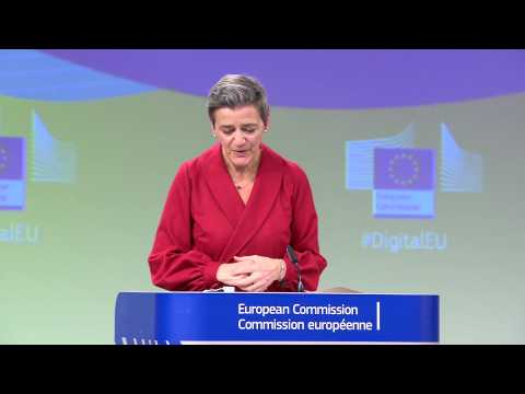 EU's Vestager vows online law will 'bring order to chaos'