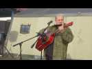 Russian peacekeepers in Nagorno-Karabakh enjoy musical show