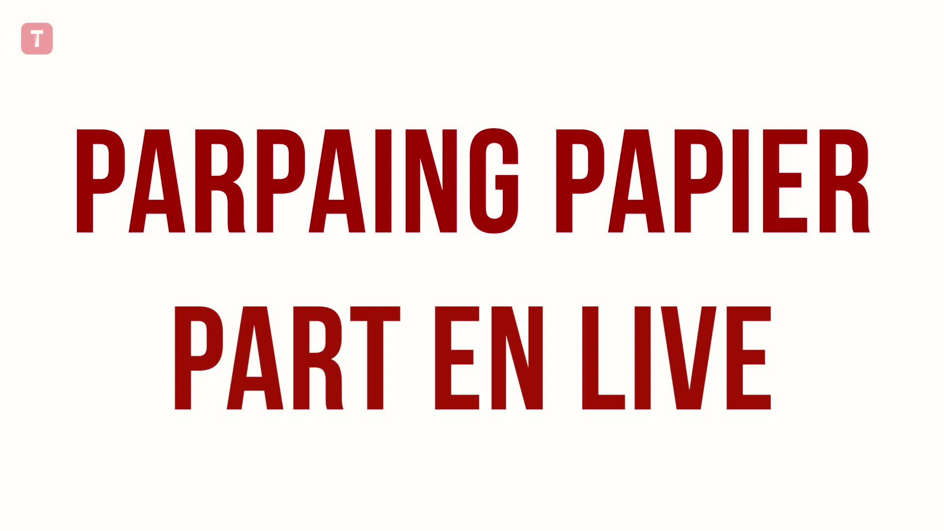 Parpaing Papier part en live (Le Télégramme)