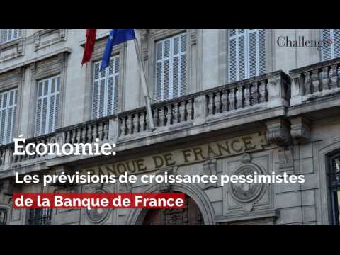 Économie: les prévisions pessimistes de la Banque de France