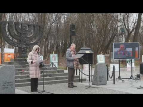Jews commemorate Holocaust Remembrance Day in Kyiv
