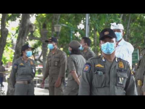 Bali continues to enforce mask-wearing after COVID-19 cases in Indonesia top 1 million