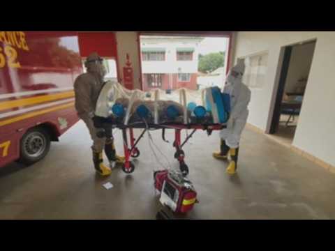 Training simulation on Covid-19 patients transfer in Pretoria