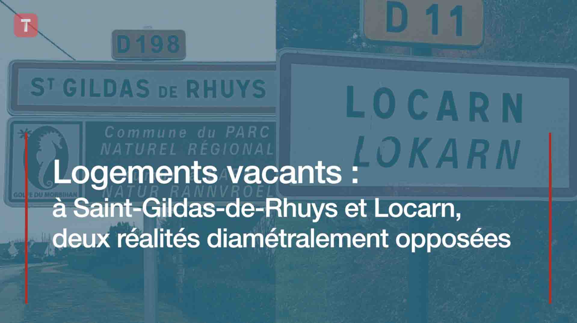 Logements vacants : à Saint-Gildas-de-Rhuys et Locarn, deux réalités diamétralement opposées (Le Télégramme)