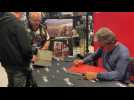 Tony Frank est venu dédicacer son livre de photos sur Johnny Hallyday à Boulogne
