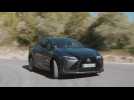 The new Lexus RZ 450e in Sonic Chrome bi-tone Driving Video