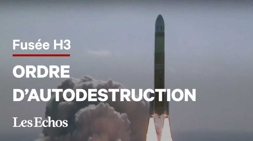 Illustration pour la vidéo Ordre d’autodestruction pour la fusée japonaise H3