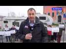 Manif : les motorhomes en colère à Namur