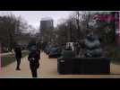 Les statues du Chat de Geluck débarquent enfin à Bruxelles