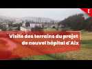 Grésy-sur-Aix : visite des terrains du projet de nouvel hôpital d'Aix