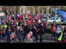 Manifestation contre la réforme des retraites à Douai