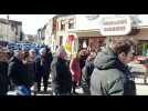 Manifestation à Romilly : prise de paroles