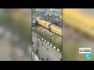 Six morts lors d'une collision d'un train avec un bus au Nigeria
