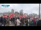 VIDÉO. Manifestation du 11 mars : la mobilisation se prépare au Mans sous la pluie