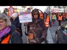 VIDEO. Grève du 7 mars : dans le cortège de Saint-Nazaire les manifestants haussent le ton