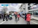 VIDEO. Grève du 7 mars : des manifestants se regroupent au commissariat central de Nantes