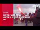 VIDÉO. Grève du 7 mars à Laval : « Des collègues décèdent à peine arrivés à la retraite » témoigne un syndicaliste