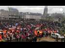 VIDÉO. Grève du 7 mars : à Quimper, retour sur la mobilisation contre la réforme des retraites