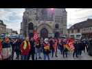 Première manifestation à Blangy-sur-Bresle contre la réforme des retraites.