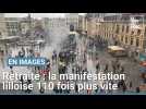 Réforme des retraites : 1h48 de manifestation Grand Place accélérée en 1 minute