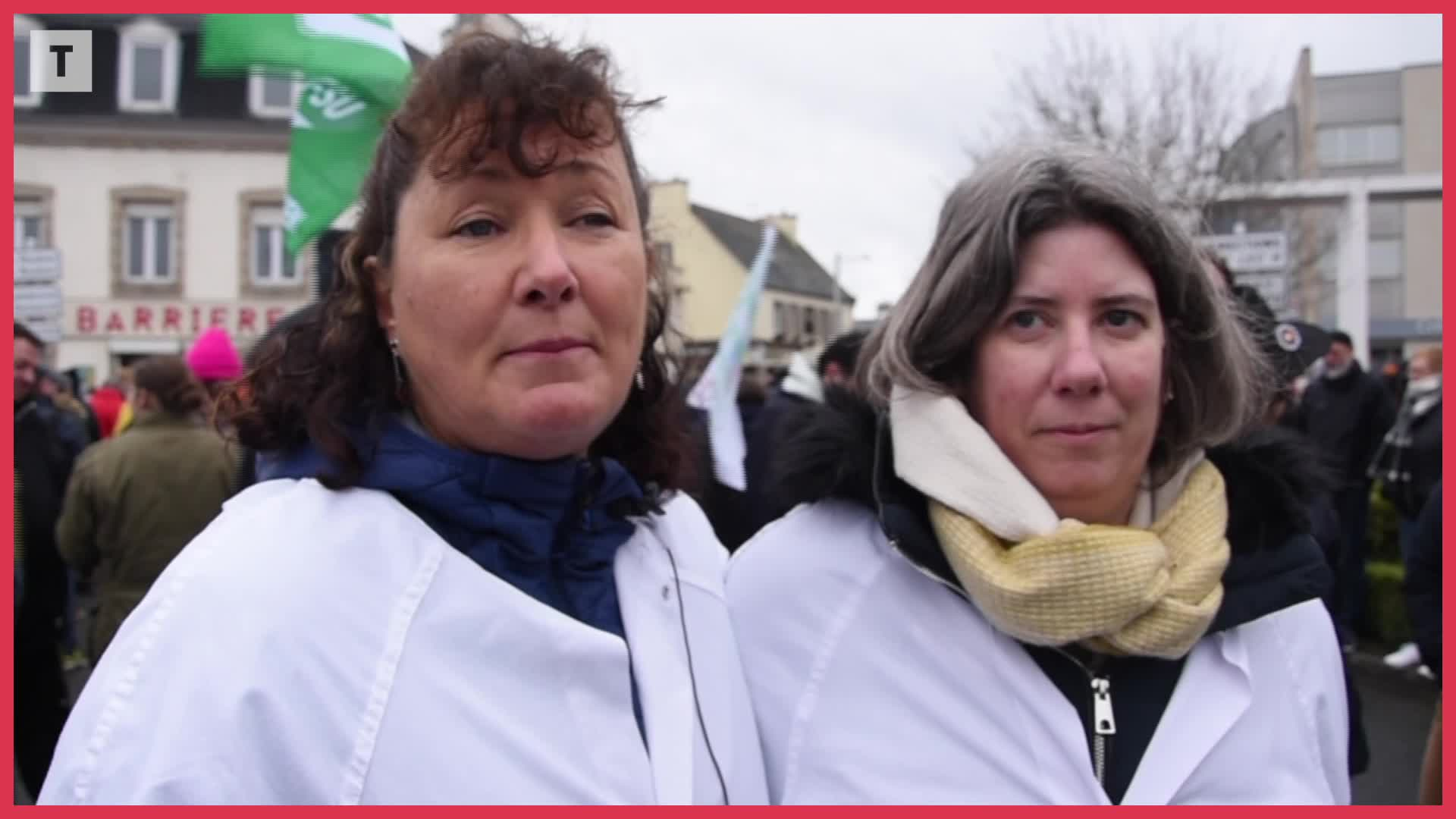 Pourquoi ces femmes sont-elles venues manifester contre la réforme des retraites à Morlaix ? (Le Mensuel de Rennes )