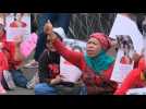 Women call for protection of domestic workers in Indonesia