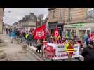 Manifestation contre la réforme des retraites à Sainte-Ménehould