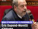 Éric Dupond-Moretti s'excuse après avoir fait deux bras d'honneur à l'Assemblée #shorts