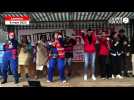 VIDÉO. Droit des femmes à Lannion : les Rosies lancent le rassemblement en musique