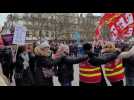 Fin de la manifestation contre la réforme des retraites à Troyes