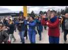 VIDÉO. A la veille de la Journée internationale des droits des femmes, le collectif féministe Les Effrontées anime la manif de Ploërmel