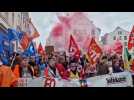 Manifestation contre la réforme des retraites à Dieppe