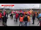VIDÉO.Grève du 11 mars : 1 000 manifestants dans les rues de Ploërmel contre la réforme des retraites