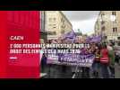 2 000 personnes manifestent pour le droit des femmes à Caen ce mercredi 8 mars 2023