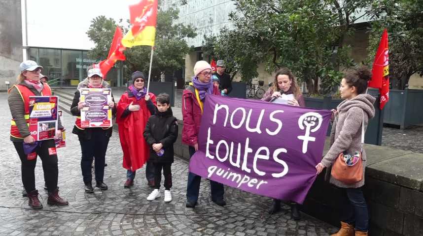 Thumbnail Quimper : Une mobilisation pour la Journée Internationale des Droits des femmes