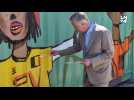Visite d'État en Afrique du Sud: le roi Philippe met la dernière main à une peinture murale