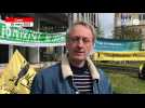 VIDEO. Les agriculteurs bio manifestent à Caen devant la direction de l'Agriculture (Draaf)