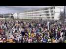 VIDÉO. Carnaval étudiant à Caen : des milliers de carnavaliers rassemblés devant l'université