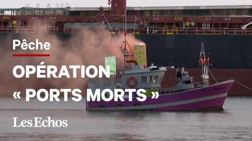 Illustration pour la vidéo Colère des pêcheurs : 3 questions pour comprendre l'opération « ports morts »