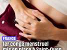 La mairie de Saint-Ouen met en place le 1er congé menstruel français #shorts