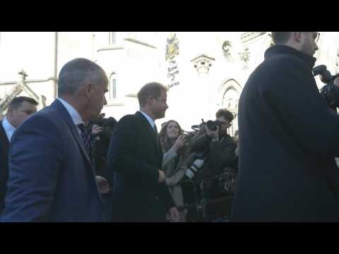 UK's Prince Harry arrives unexpectedly at London court for privacy case