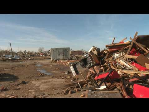 Scene in Rolling Fork after Mississippi tornado kills 25