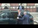 Prince Harry leaving London court after UK privacy hearing